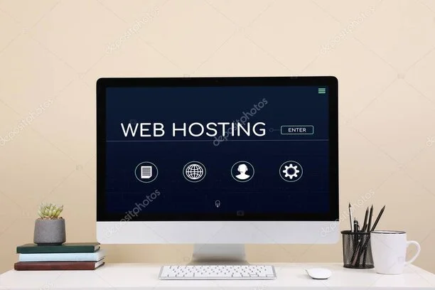 Bildschirm mit Symbolen für Barrierefreiheit und Webdesign